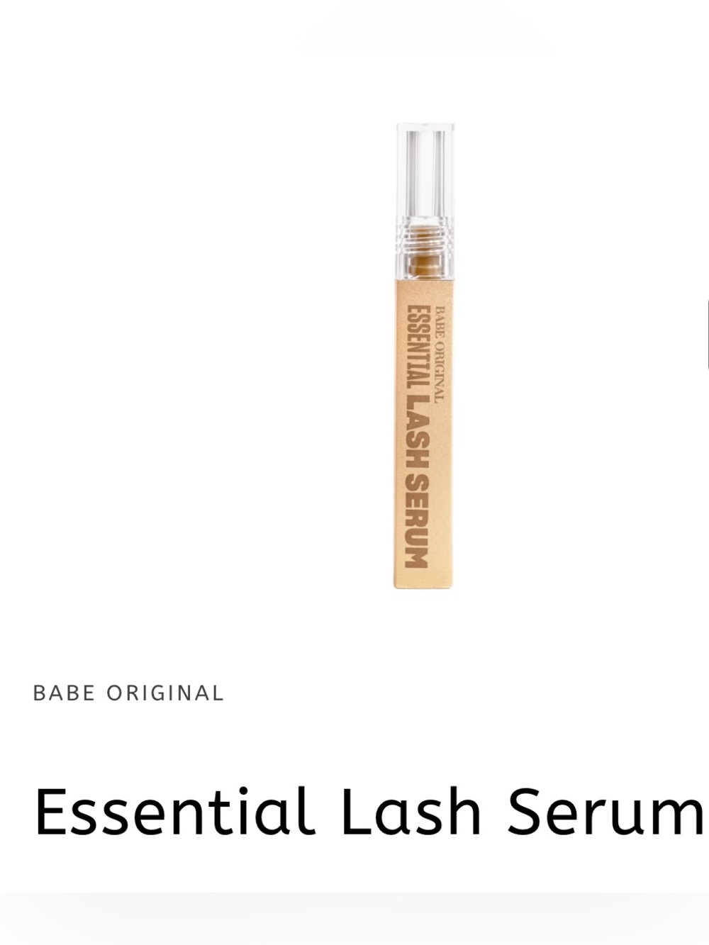 Babe Original Essential Lash Serum